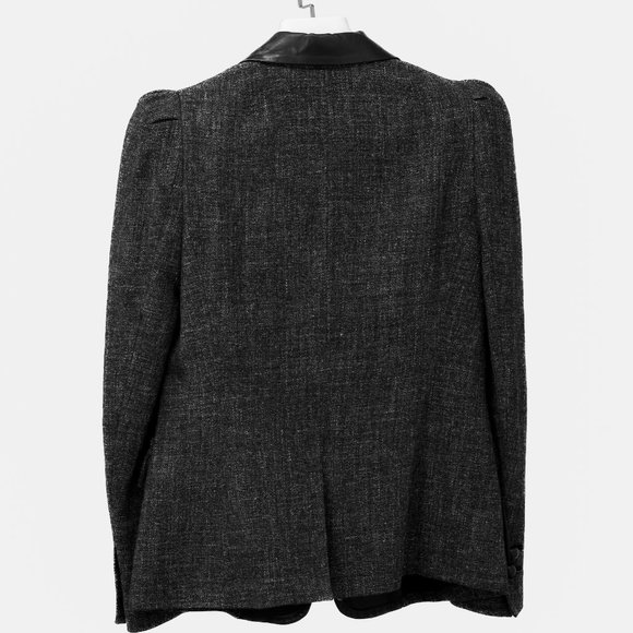 Robert Rodriguez Leather Trim Blazer - Picture 2 of 11